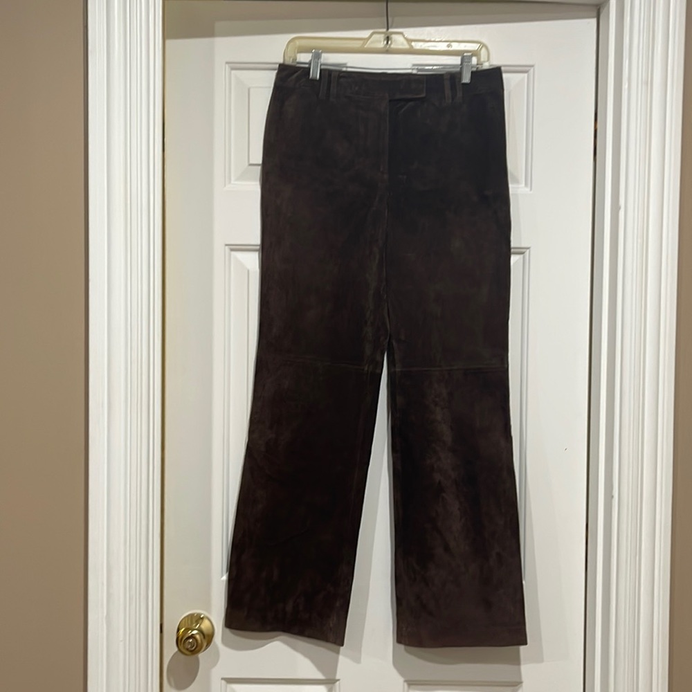 Genuine brown suede pants by Loft